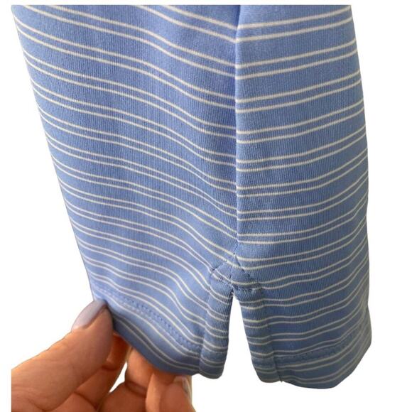Callaway Opti-Dri Golf/Tennis Ladies SS V Neck Blue White Strip Top Size… - Picture 6 of 8
